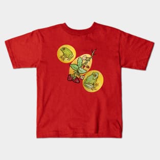 Strawberry Frogs Kids T-Shirt